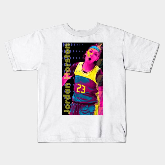 jordan horston Kids T-Shirt by gritcitysports